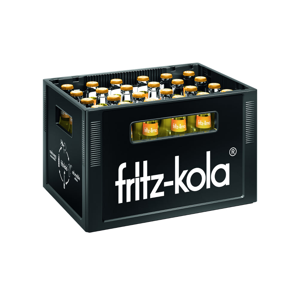 Fritz-Limo Zitrone 24 x 0,33L (Glas) MEHRWEG Kiste zzgl. 3,42 € Pfand