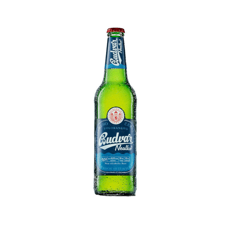 Budweiser Budvar Nealko 24 x 0,33L (Glas) MEHRWEG Kiste zzgl. 3,42 € Pfand - 0
