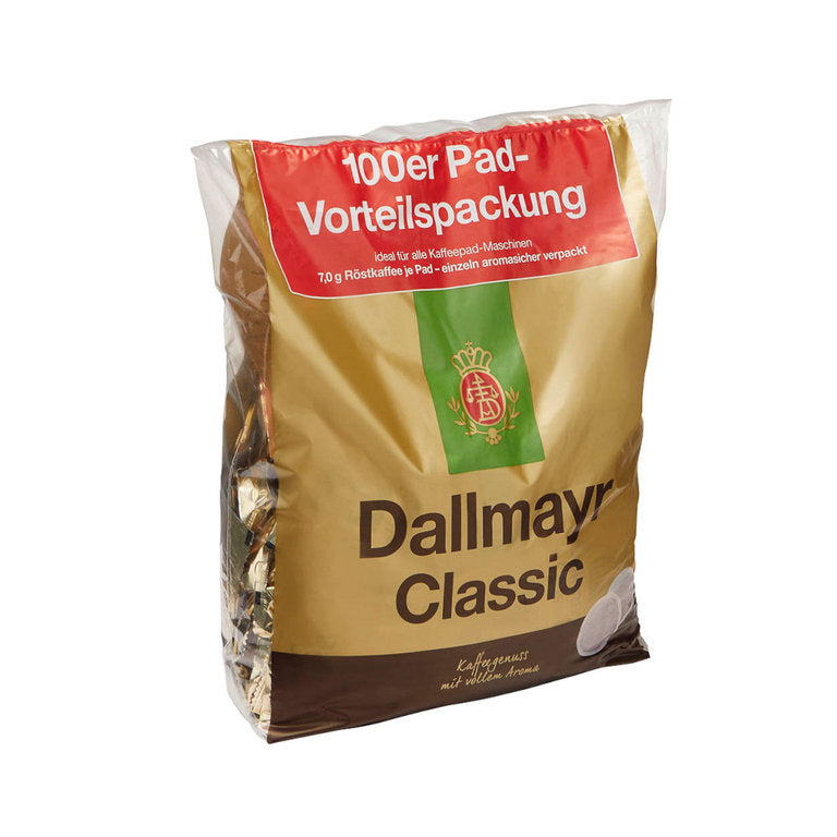 Dallmayr Kaffee Classic Kaffeepads 1 x 100 Pads (Pack)