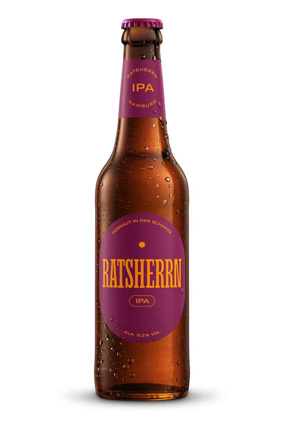 Ratsherrn IPA 24 x 0,33L (Glas) MEHRWEG Kiste zzgl. 3,42 € Pfand