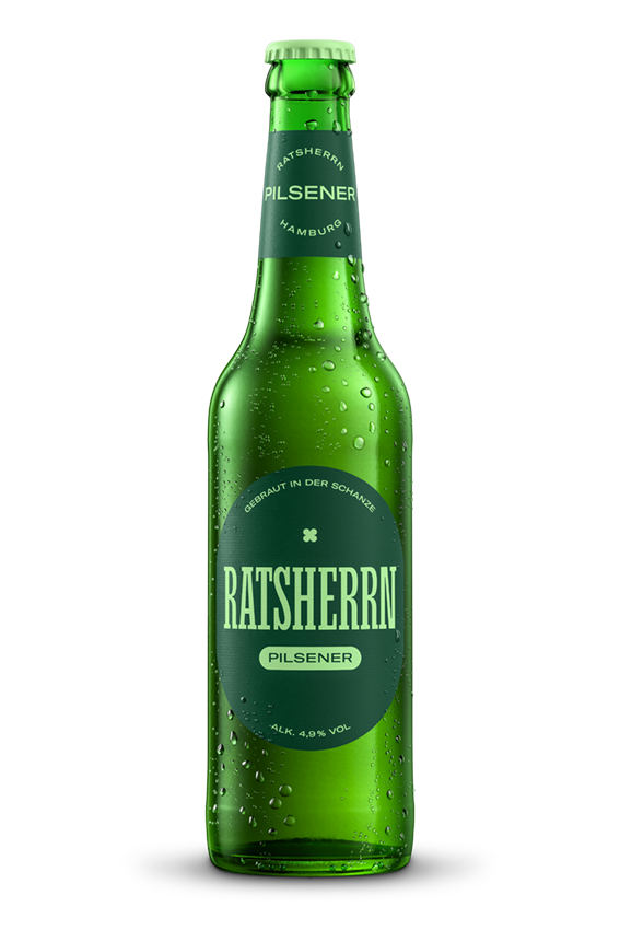 Ratsherrn Pilsener 20 x 0,33L (Glas) MEHRWEG Kiste zzgl. 3,10 € Pfand - 0