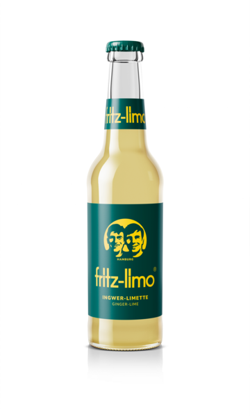 Fritz-Limo Ingwer-Limette 24 x 0,33L (Glas) MEHRWEG Kiste zzgl. 3,42 € Pfand - 0