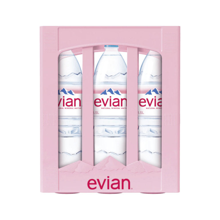 Evian Premium 6 x 1,5L (PET) EINWEG Kiste zzgl. 1,50 € Pfand